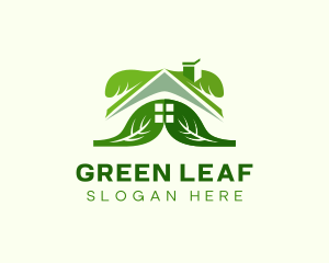 Leaf House Property logo design