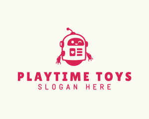 Toys - Cute Toy Robot logo design