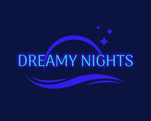 Night Sea Wordmark logo design