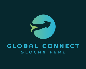 Global - Global Arrow Shipping logo design