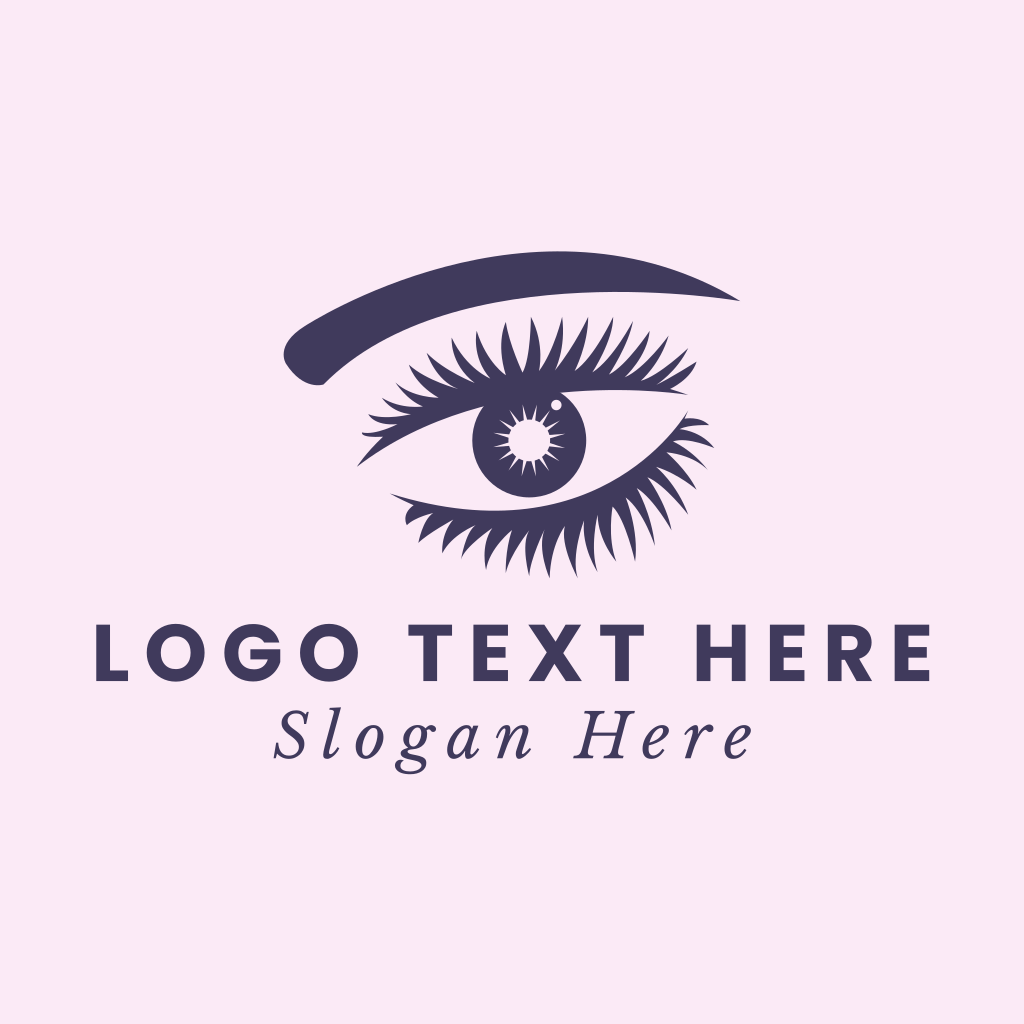 Contact Lens Eyelashes Logo 