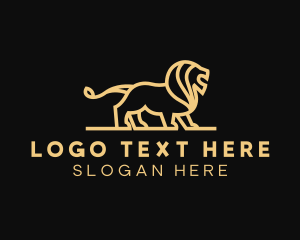 Marketing - Gold Lion Finance logo design