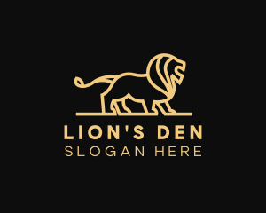 Lion - Gold Lion Finance logo design