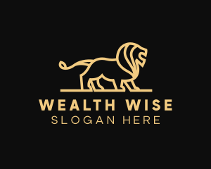 Luxe - Gold Lion Finance logo design