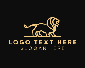 Corporation - Gold Lion Corporation logo design