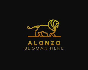 Gold Lion Finance logo design