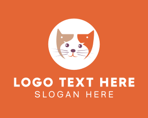 Puppy - Cat Dog Veterinary logo design