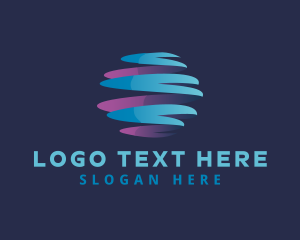 Innovation - Modern Global Spiral Firm logo design