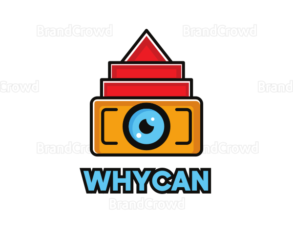 Geometric Digital Camera Logo