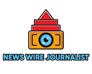 Journalist - Geometric Digital Camera logo design