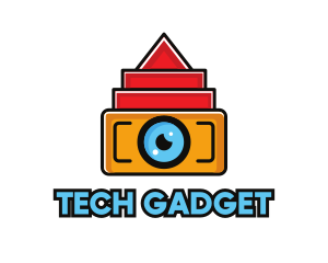 Device - Geometric Digital Camera logo design