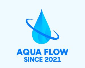 Irrigation - Aqua Water Droplet logo design