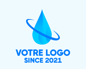 Dew - Aqua Water Droplet logo design