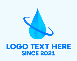 Sanitize - Aqua Water Droplet logo design
