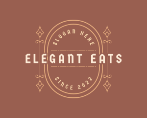 Elegant Restaurant Luxury logo design