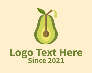 Vegetarian - Healthy Avocado Cooler logo design