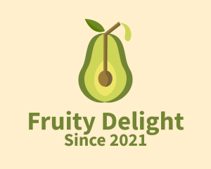 Fruity - Healthy Avocado Cooler logo design