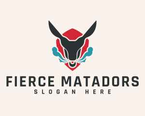 Matador Angry Bull logo design