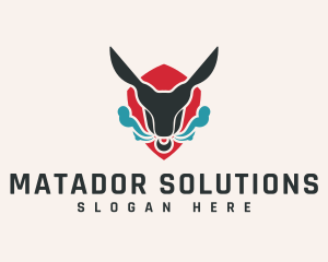 Matador Angry Bull logo design