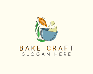 Baker Mixing Bowl logo design