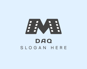 Studio - Movie Strip Letter M logo design