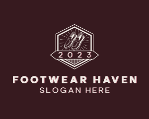 Loafer Shoes Footwear logo design