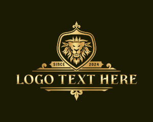 Heraldry - Premium Lion Crest logo design