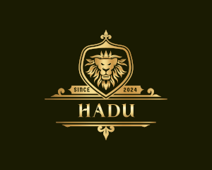 Emblem - Premium Lion Crest logo design