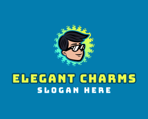 Charming Boy Sunglasses logo design