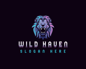 Wild Lion Gaming logo design