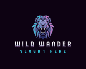 Wild Lion Gaming logo design