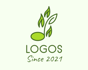 Eatery - Organic Musical Leaf logo design