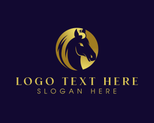 Stallion - Equine Horse Barn logo design