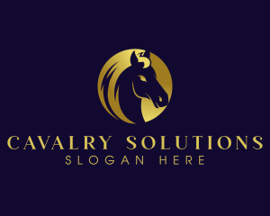 Cavalry - Equine Horse Barn logo design