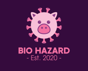 Pathogen - Swine Flu Virus logo design