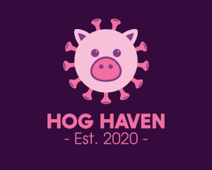 Hog - Swine Flu Virus logo design