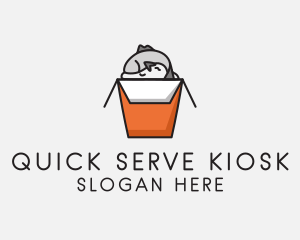 Kiosk - Fish Rice Bowl logo design