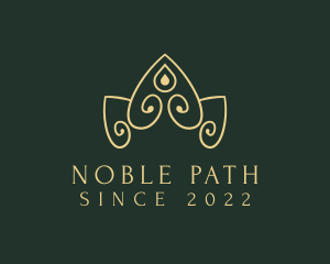 Noble Premium Crown  logo design