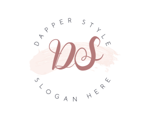 Watercolor Styling Makeup  logo design