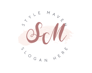 Watercolor Styling Makeup  logo design