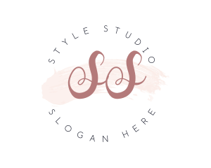 Watercolor Styling Makeup  logo design