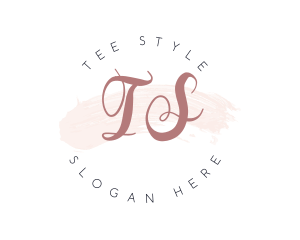 Watercolor Styling Makeup  logo design