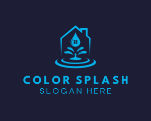 Water Ripple Housing logo design