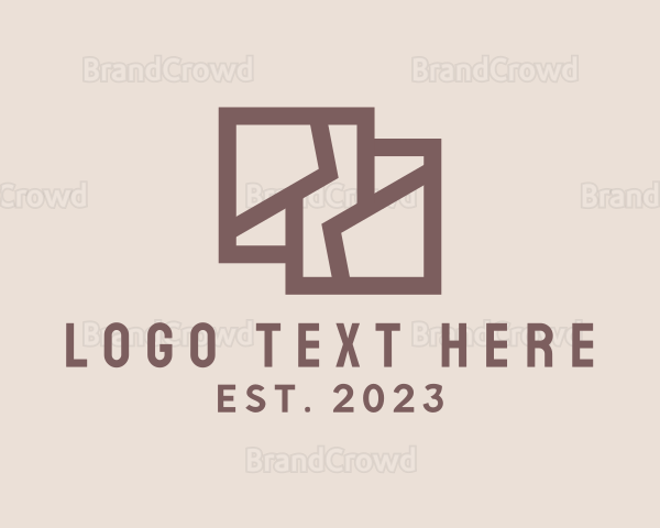 Geometric Interior Designer Logo