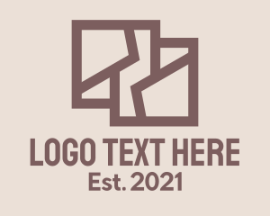 Design Studio - Brown Interior Designer logo design