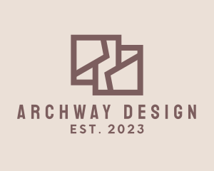 Geometric Interior Designer logo design