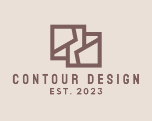 Geometric Interior Designer logo design