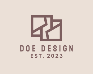 Geometric Interior Designer logo design