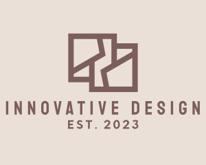 Geometric Interior Designer logo design