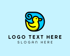 Poultry - Rubber Duck Toy logo design